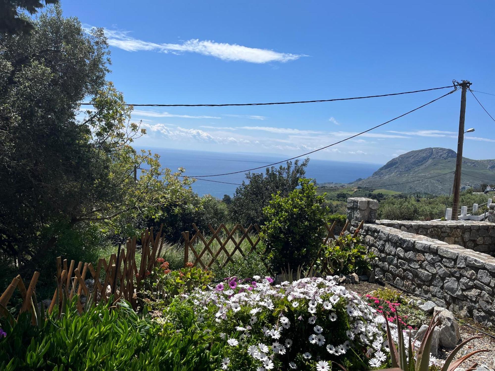 Villa Petasos House - Garden - Sea View Sellía Esterno foto